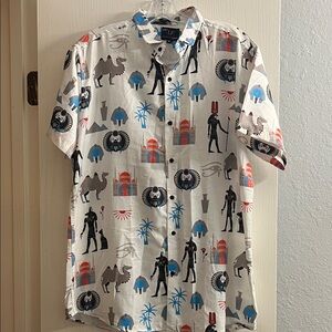 Men's Graphic Short Sleeve Shirt - White